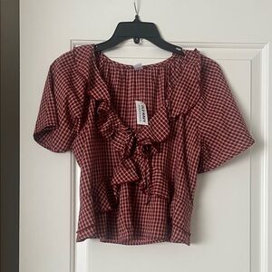NWT Old Navy Ruffle V-Neck Top